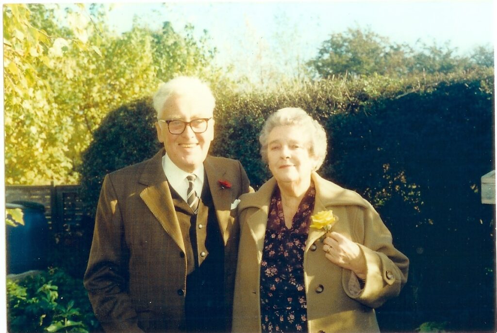 Len and Eileen Riley's golden wedding