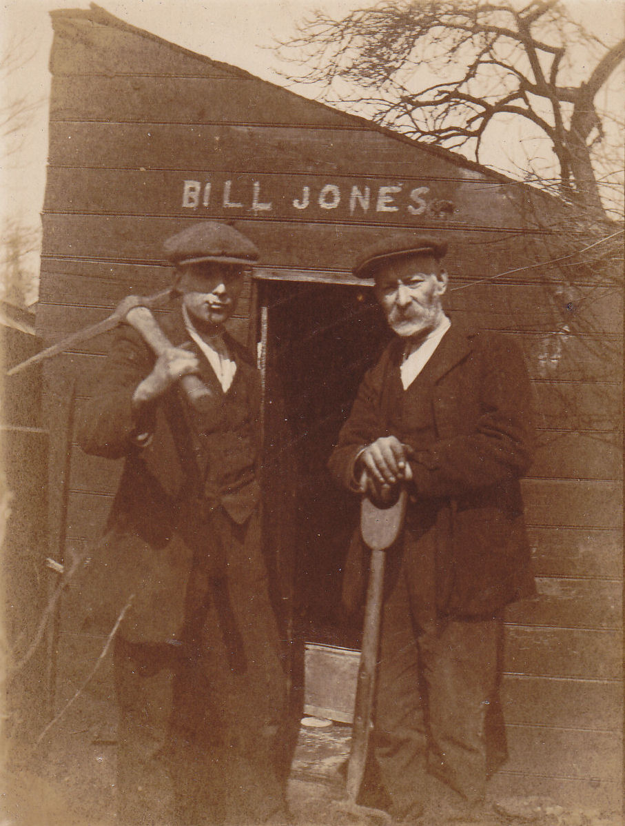 John James posing with someone suspected to be Bill Jones.