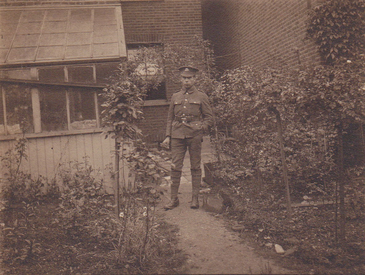 John James in WWI army uniform.